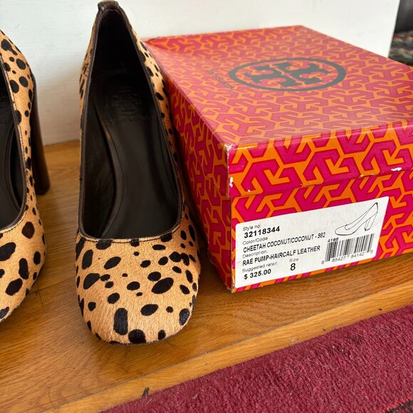 Tory Burch Rae Pump Cheetah Calf Hair - Picture 5 of 8